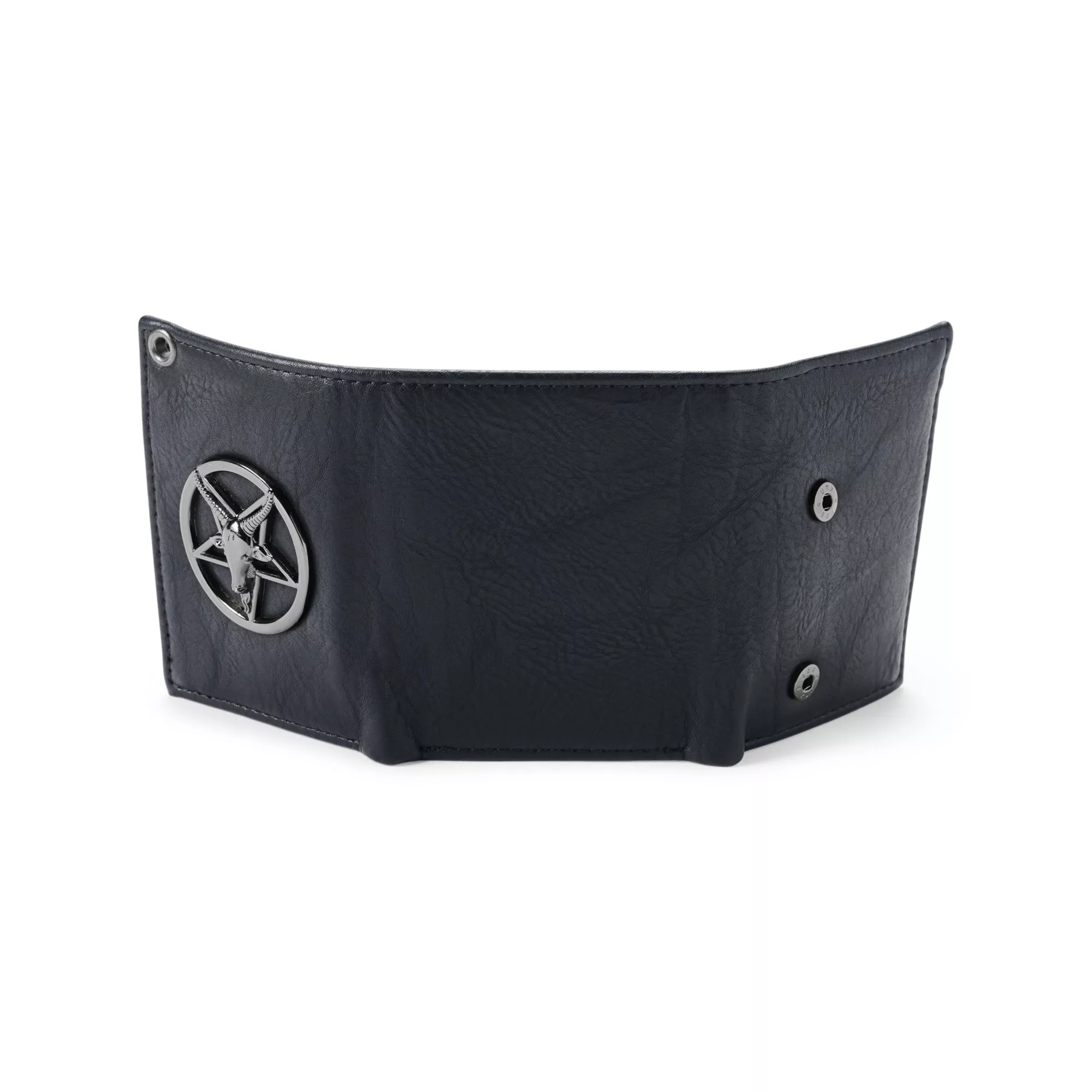 Baphomet Pentagram Chain Wallet at Spencer's