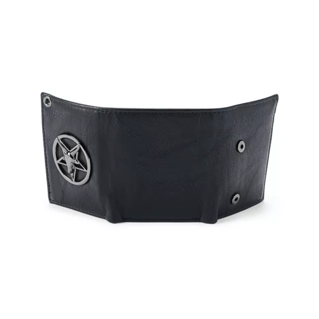 Baphomet Pentagram Chain Wallet at Spencer's