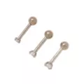 Multi-Pack CZ Titanium Cartilage Earrings 3 Pack – 16 Gauge at Spencer's