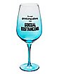 Social Distancing Wine Glass - 26 oz.