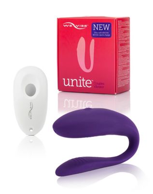 Unite Purple Rechargeable Waterproof Couples Vibrator - We-Vibe