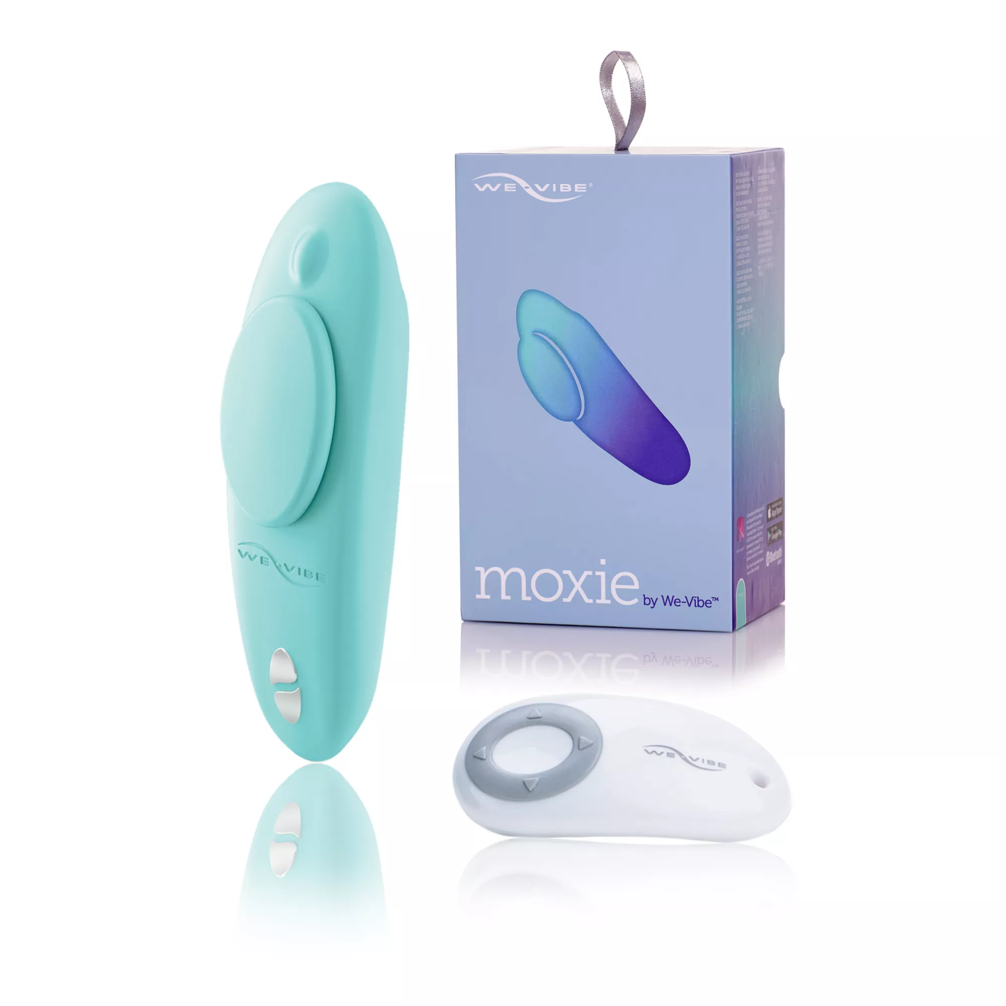 We-Vibe Moxie Wearable Vibrator Aqua at Spencer's