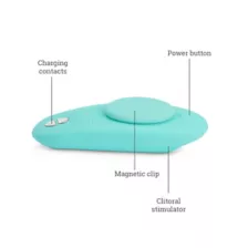 We-Vibe Moxie Wearable Vibrator Aqua at Spencer's