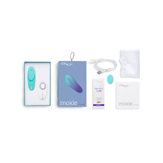 We-Vibe Moxie Wearable Vibrator Aqua at Spencer's