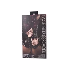 Pleasure Bound Purple Lace Bed Spreader Restraint Set at Spencer's