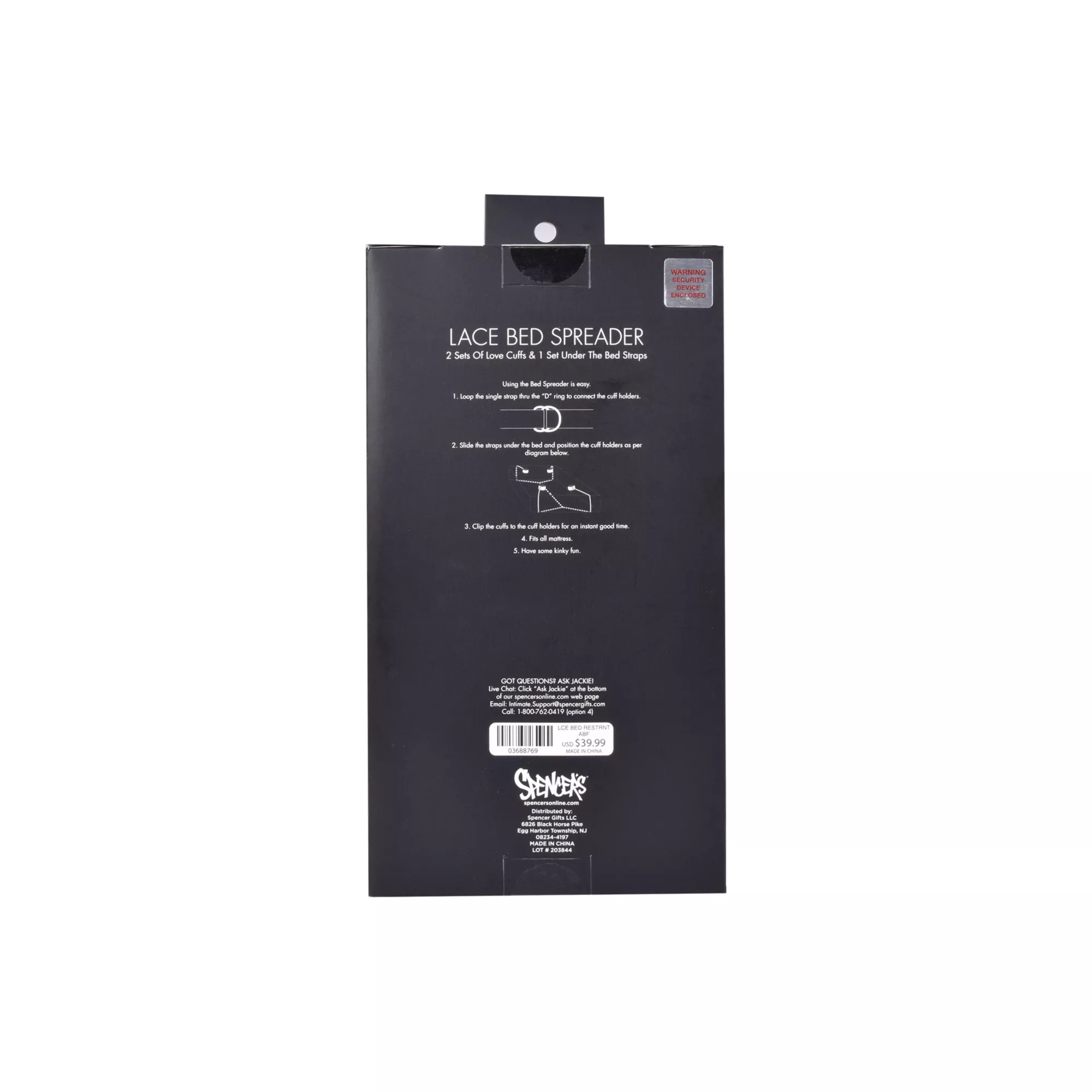 Pleasure Bound Purple Lace Bed Spreader Restraint Set at Spencer's