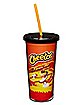 Crunchy Flamin' Hot Cheetos Cup with Straw - 18 oz.