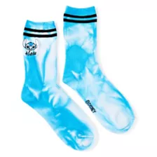 Tie Dye Stitch Athletic Crew Socks - Lilo & Stitch at Spencer's