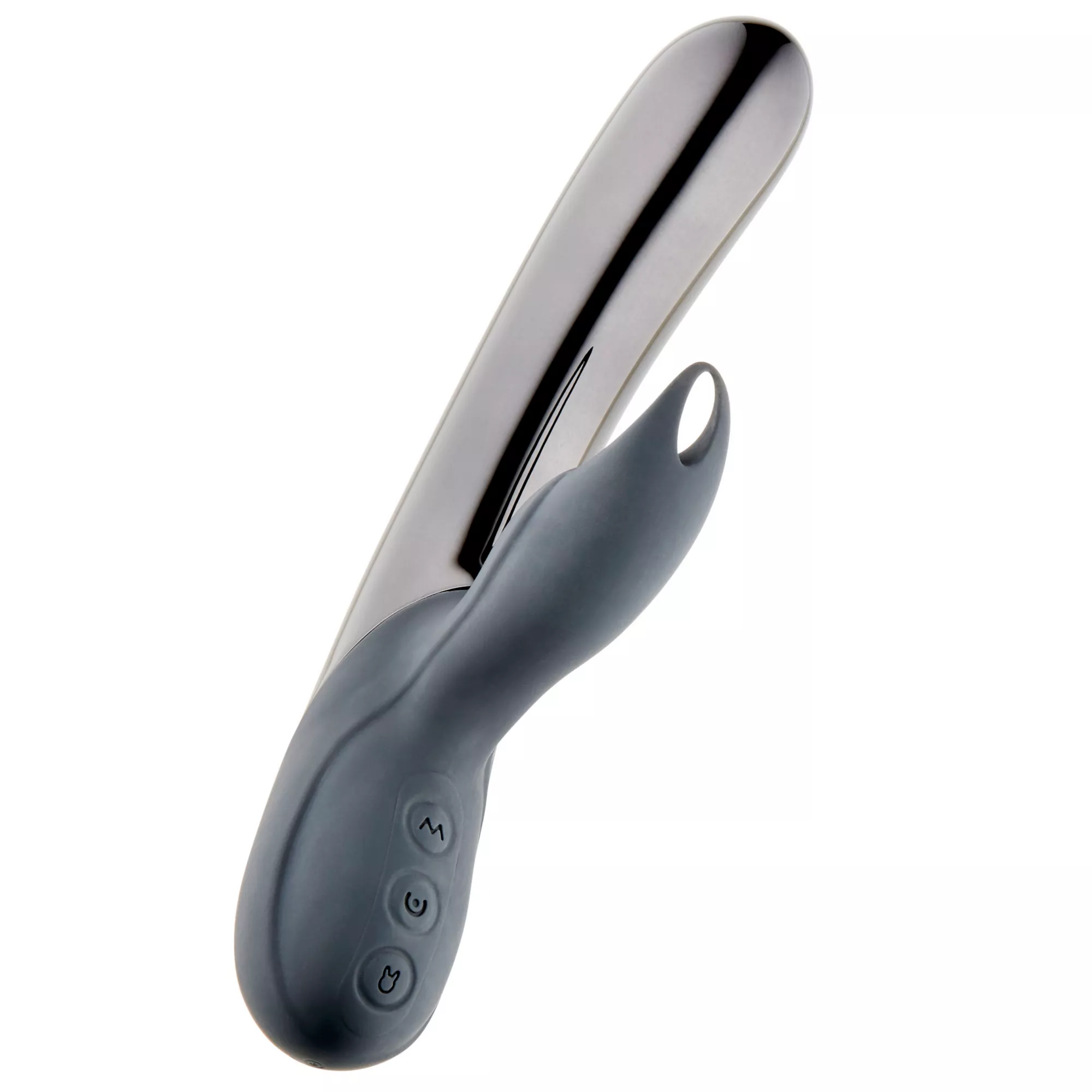 Black Swan 10-Function Rechargeable Waterproof Rabbit Vibrator 8 Inch - Hott Love Extreme at Spencer's