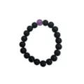 Black and Purple Long Distance Beaded Bracelets – 2 Pack at Spencer's