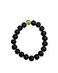 Yellow and Black Long Distance Beaded Bracelets – 2 Pack