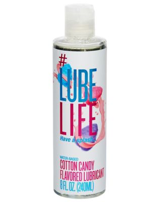 Cotton Candy Flavored Water-Based Lube - 8 oz. - Spencer's