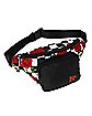 Checkered Rose Fanny Pack