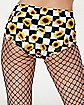 Checkered Sunflower Shorts
