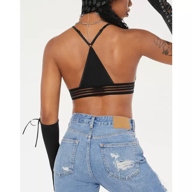 Skeleton Finger Bralette at Spencer's