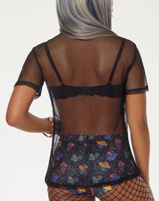 Mesh Mushroom Top