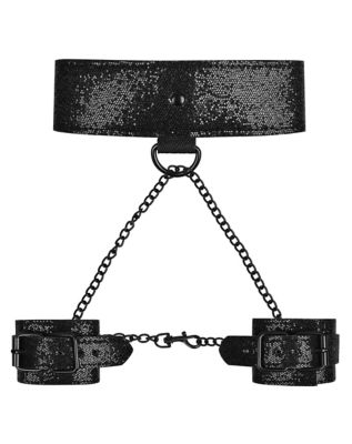 Sparkle Collar and Cuffs Set - Pleasure Bound
