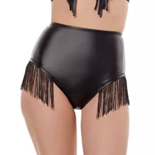 High Waist Fringe Shorts at Spencer's