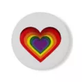 LGBTQ Pride Buttons - 4 Pack at Spencer's