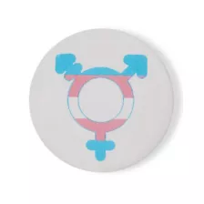 Trans Pride Buttons - 4 Pack at Spencer's