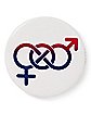Bisexual Pride Buttons - 4 Pack