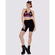 Mesh Bisexual Pride Heart Bralette at Spencer's