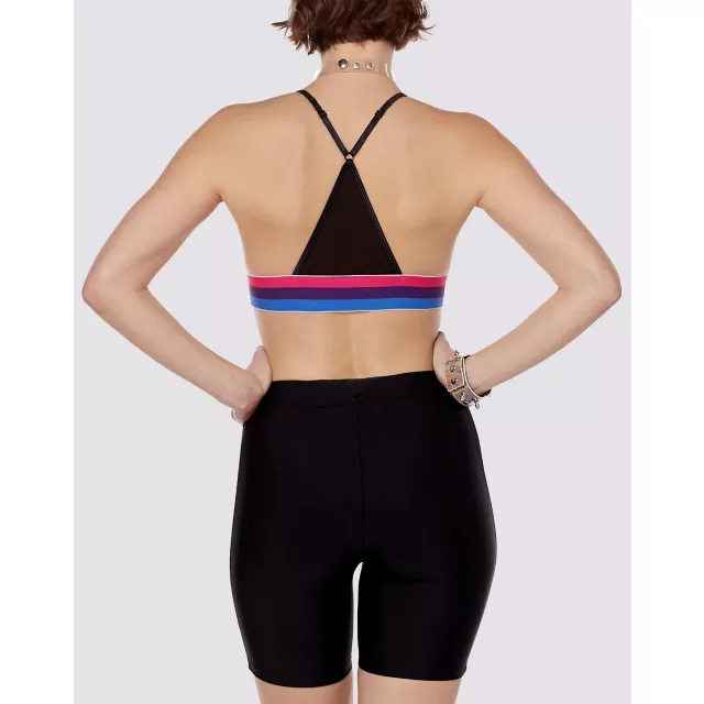 Mesh Bisexual Pride Heart Bralette at Spencer's