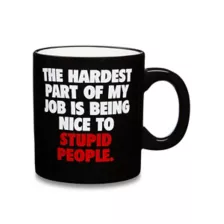 Stupid People Coffee Mug - 20 oz. at Spencer's