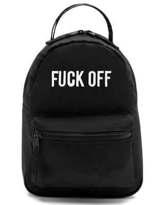 Fuck Off Mini Backpack