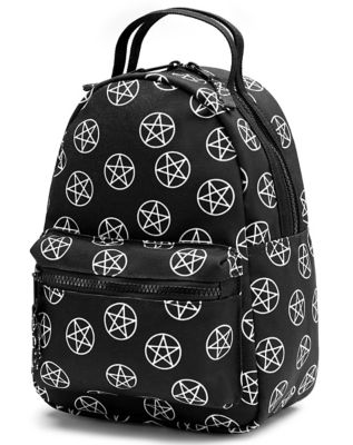 Pentagram Print Mini Backpack