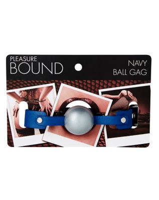 Navy Blue Ball Gag - Pleasure Bound