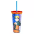 Naruto Pose Cup with Straw 20 oz. - Naruto Shippudden at Spencer's