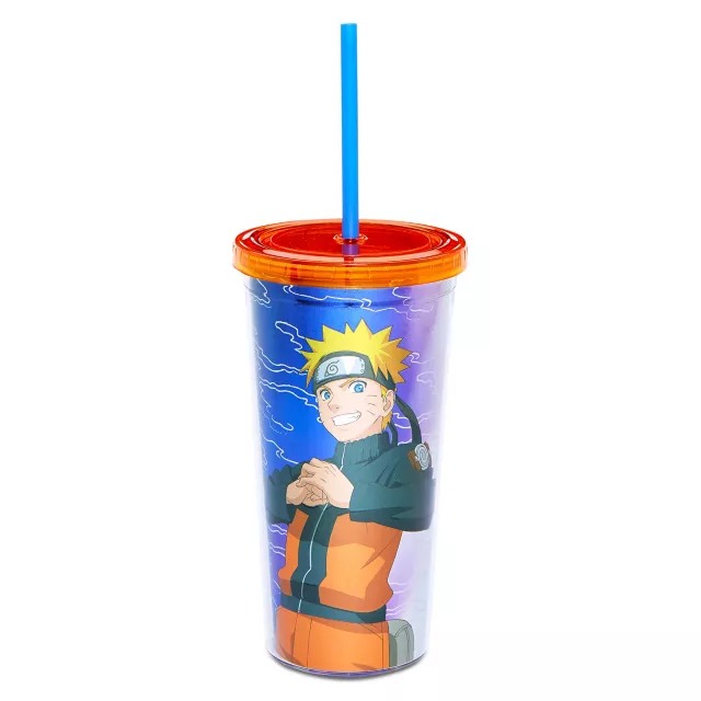 Naruto Pose Cup with Straw 20 oz. - Naruto Shippudden at Spencer's