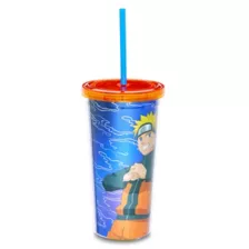 Naruto Pose Cup with Straw 20 oz. - Naruto Shippudden at Spencer's