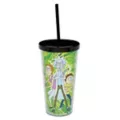Rick and Morty Cup with Straw - 20 oz. at Spencer's