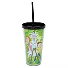 Rick and Morty Cup with Straw - 20 oz. at Spencer's