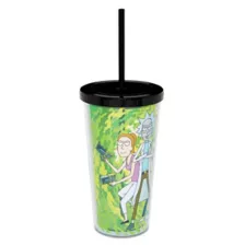 Rick and Morty Cup with Straw - 20 oz. at Spencer's