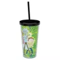 Rick and Morty Cup with Straw - 20 oz. at Spencer's