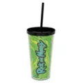 Rick and Morty Cup with Straw - 20 oz. at Spencer's