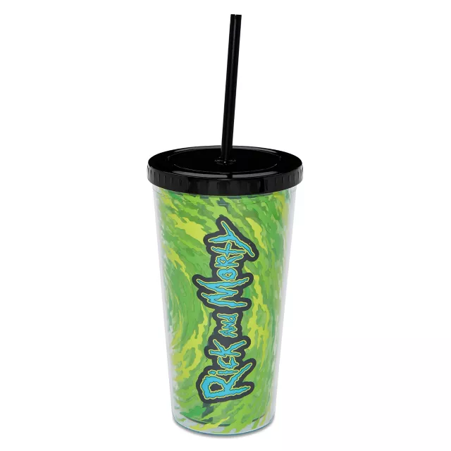 Rick and Morty Cup with Straw - 20 oz. at Spencer's