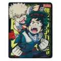 Deku and Bakugo Fleece Blanket - My Hero Academia at Spencer's