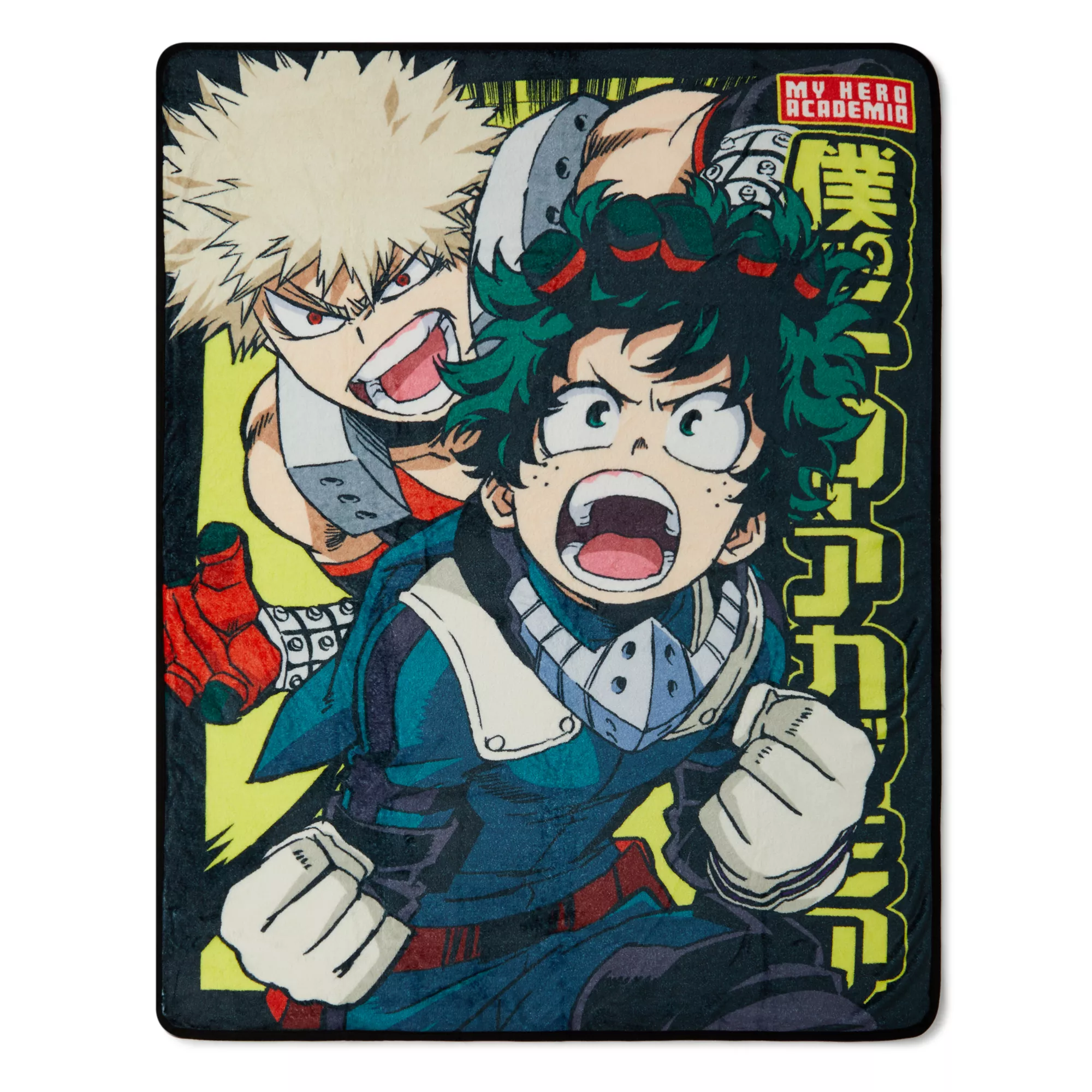 Deku and Bakugo Fleece Blanket - My Hero Academia at Spencer's