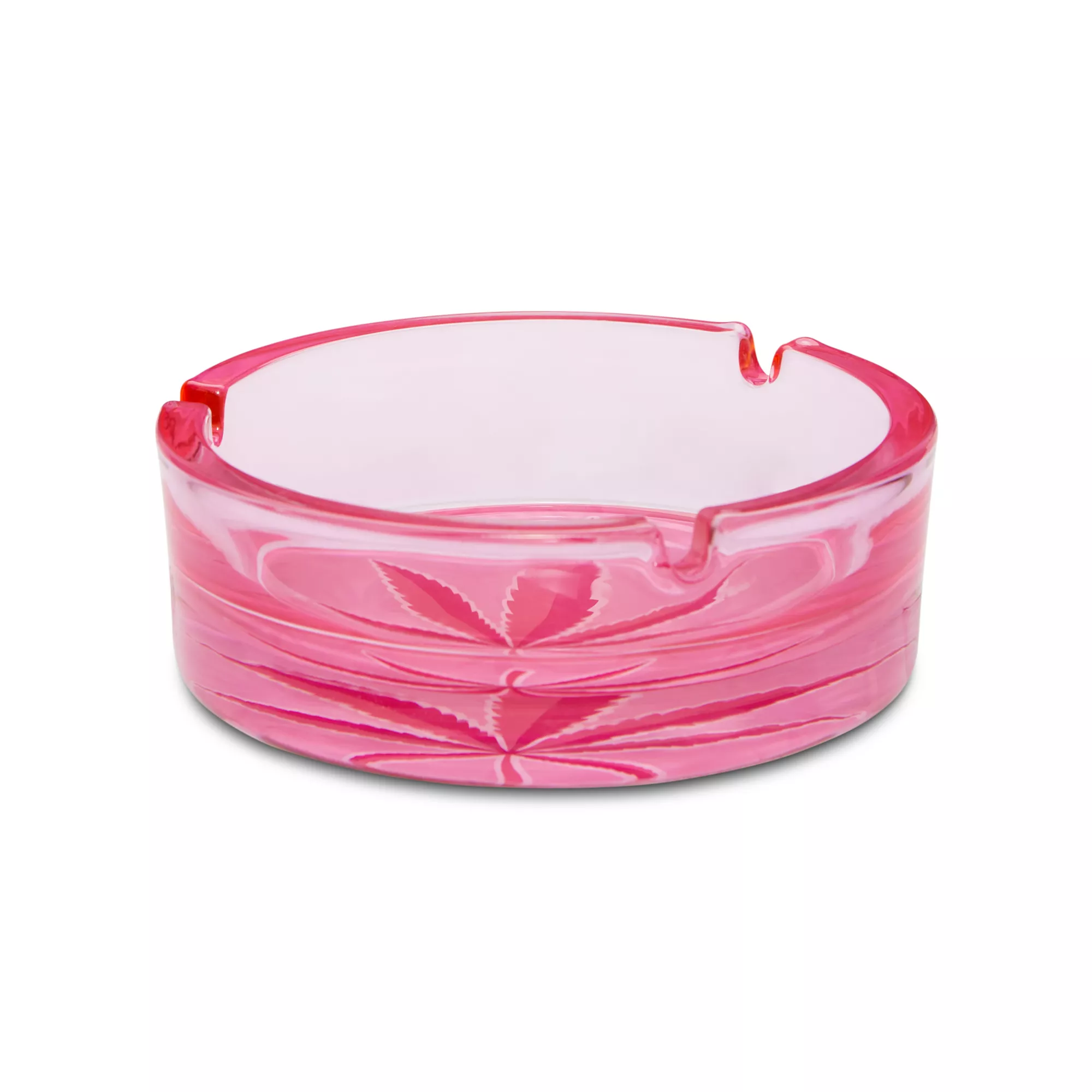 Pink Weed Leaf Ashtray at Spencer's