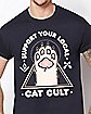 Cat Cult T Shirt - Kawaii Krypt