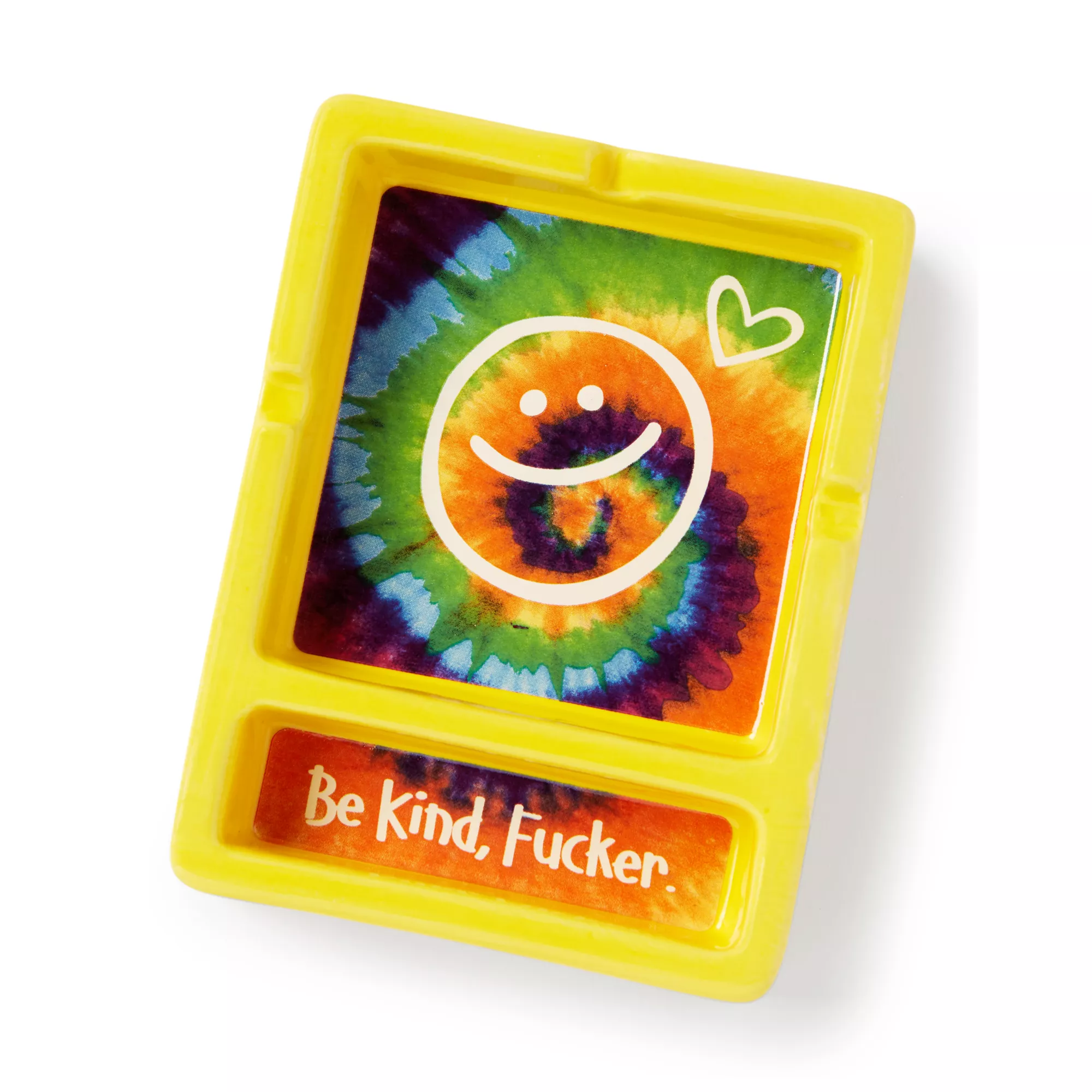 Tie Dye Be Kind Ashtray at Spencer's