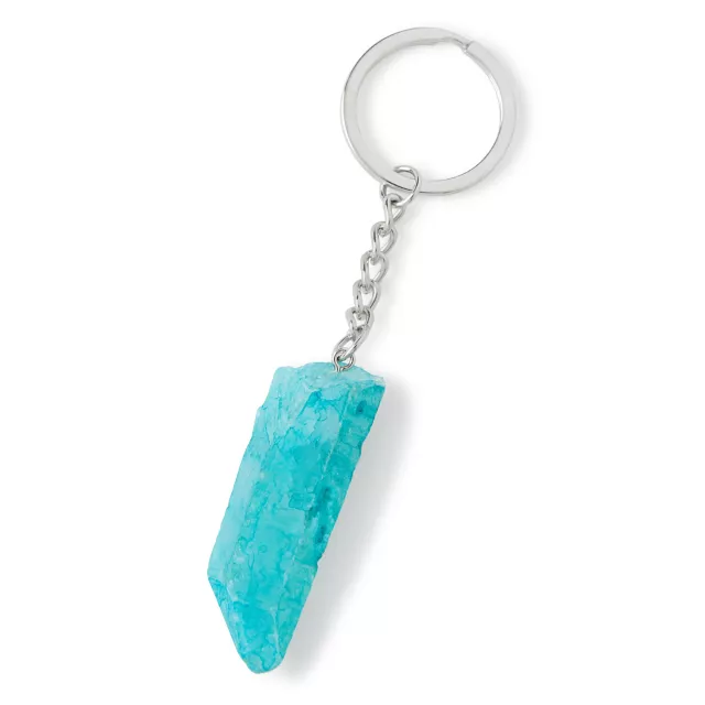 Green Crystal Healing Keychain at Spencer's