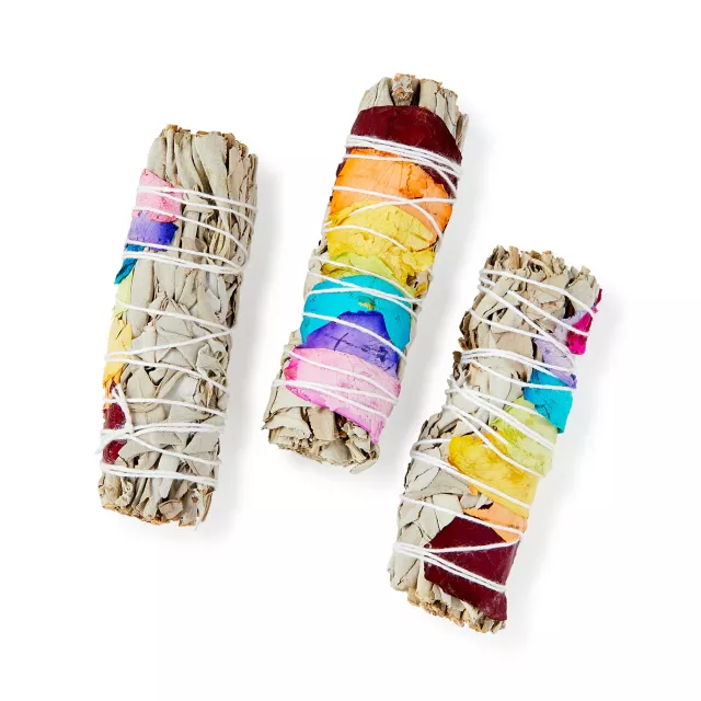 Rose Petal Sage Sticks - 3 Pack at Spencer's