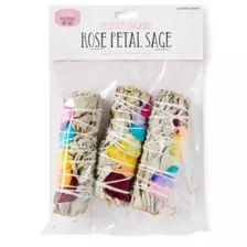 Rose Petal Sage Sticks - 3 Pack at Spencer's