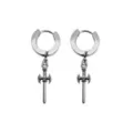 Sword Huggie Dangle Earrings – 18 Gauge at Spencer's