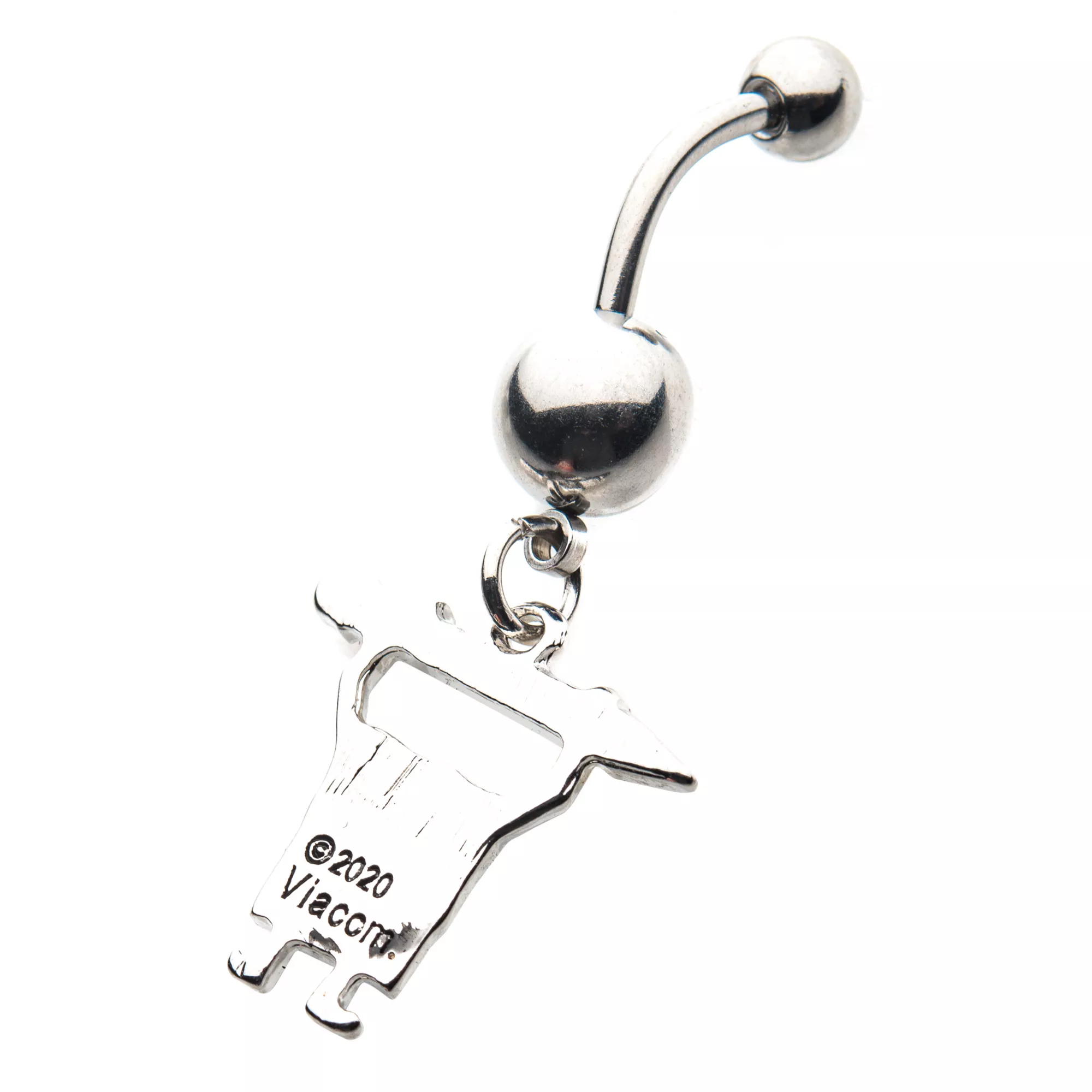 DoodleBob CZ Dangle Belly Ring 14 Gauge - SpongeBob SquarePants at Spencer's